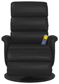 vidaXL Κάθισμα μασάζ Μαύρο 71 x 98 x 106 εκ. Τεχνητό Δέρμα