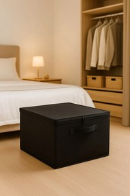 Αποθηκευτικό Κουτί Μαύρο BIBOL 35x42x23
