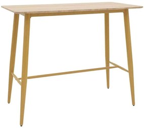 Τραπέζι Μπαρ Senso 273-000013 120x60x103cm Sonoma-Natural Mdf,Μέταλλο