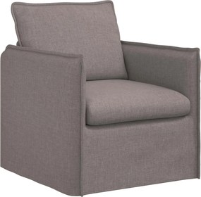 vidaXL Καναπές Taupe 75 x 82 x 85 εκ ύφασμα