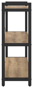 vidaXL Βιβλιοθήκη artisan δρυς 80 x 30 x 83 εκ Επεξεργασμένο ξύλο