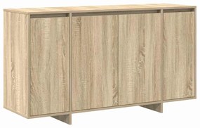 vidaXL Πλαϊνό γραφείο Δρύς Sonoma 135 x 41 x 75 εκ Επεξεργασμένο ξύλο
