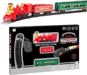 Σετ κλασσικό τρενάκι με ράγες - USB - 1018-12B - 917345