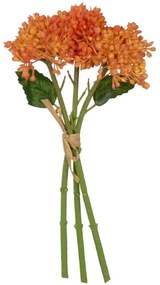 Τεχνητό Μπουκέτο Hyacinth 21357 30cm Orange GloboStar Ύφασμα