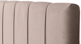 Επενδυμένο Κρεβάτι New York-Mocca-150 x 200-Με μηχανισμό ανύψωσης