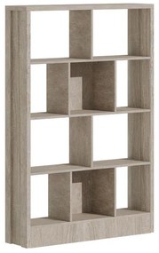 Βιβλιοθήκη Dividre sonoma oak μελαμίνης 120x30x181εκ