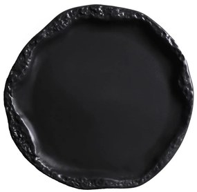 Πιάτο Φαγητού Ρηχό (Φ27) Espiel Matte Volcano Black Dust QAB102K4