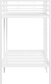 vidaXL Κουκέτα χωρίς στρώμα Λευκό 100x190 cm Ατσάλι