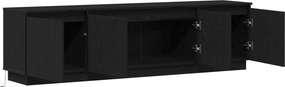 vidaXL Ντουλάπι TV Μαύρη Οξυά 180 x 38 x 49 εκ Επεξεργασμένο ξύλο