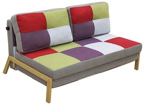SARA Q PATCHWORK ΥΦΑΣΜΑ ΚΑΝΑΠΕΣ/ΚΡΕΒΑΤΙ 151Χ96εκ. ZITA PLUS 151Χ96Χ40-79εκ. - ΚΡΕΒ.151Χ198Χ36εκ.