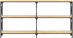 vidaXL Τραπέζι Κονσόλα Sonoma Δρυς 156 x 28 x 80,5 εκ. Επεξεργ. Ξύλο