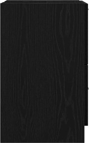 vidaXL Ντουλάπι Μπάνιου Μαύρη Οξυά 40 x 37 x 59 cm Επεξεργασμένο ξύλο