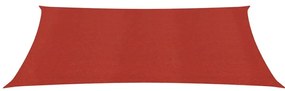 Πανί Σκίασης Κόκκινο 3,5 x 5 μ. από HDPE 160 γρ/μ² - Κόκκινο