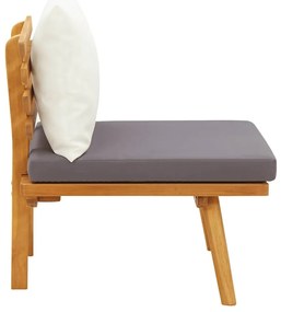 vidaXL Καρέκλα Κήπου από Μασίφ Ξύλο Ακακίας με Μαξιλάρια