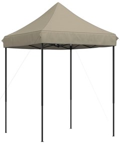 vidaXL Τέντα Εκδηλώσεων Πτυσσόμενη Pop-Up Taupe 200x200x306 εκ.