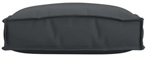 vidaXL Μαξιλάρι παλέτας για κάθισμα 6 pcs Μαύρο 40 x 40 x 8 εκ.