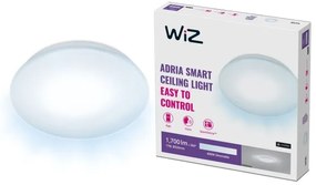 Έξυπνο Φωτιστικό Οροφής Πλαφονιέρα LED 17W Λευκό 4000Κ Dimmable Adria 929002685422 Wiz-929002685422-Λευκό 929002685422