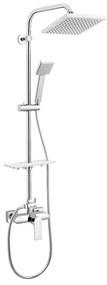 Μπαταρία Σταθερού Ντους Algeo Square NP74-BAQ7U Chrome Ferro Μέταλλο