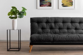 3-Seat Sofa-Bed Saki - Dark Grey Dark Grey
