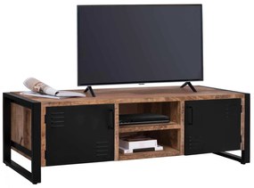 ΕΠΙΠΛΟ TV TURNER HM8189.11 ΜΕΤΑΛΛΟ & ΜΑΣΙΦ ΞΥΛΟ MANGO ΦΥΣΙΚΟ 160x45x51Υ εκ.