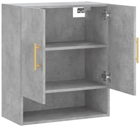vidaXL Ντουλάπι Τοίχου Γκρι Σκυρ. 60x31x70 εκ. Επεξεργασμένο Ξύλο