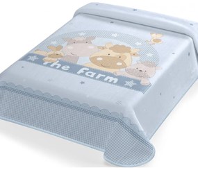 ΚΟΥΒΕΡΤΑ ΙΣΠΑΝΙΑΣ ΑΓΚΑΛΙΑΣ 80X110 BELPLA STER 664 BLUE