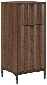 vidaXL Ντουλάπι Μπάνιου Καφέ δρυς 39.5 x 36 x 88 εκ Επεξεργασμένο ξύλο