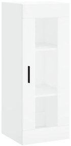 vidaXL Ντουλάπι Λευκό 34,5 x 34 x 180 εκ. από Επεξεργασμένο Ξύλο