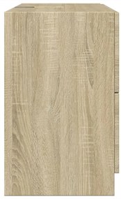 vidaXL Ντουλάπι Νιπτήρα Sonoma Δρυς 78x37x59 εκ. Επεξεργασμένο Ξύλο