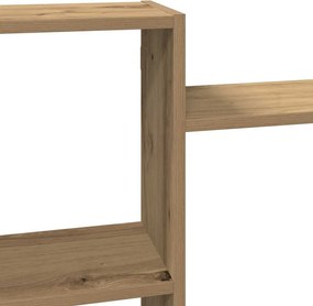 vidaXL Ράφι Τοίχου Αρτισιανή Δρυς 129x18x42 εκ. από Επεξεργασμένο Ξύλο