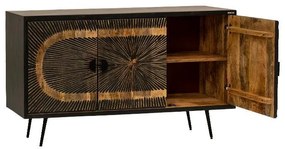 Κομότα - Μπουφές Kanpur Fylliana Γκρί 145x40x85 εκ. 145x40x85 εκ.