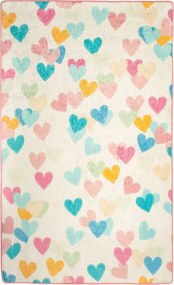Παιδικό Χαλί (100 x 160) Hearts Multicolor