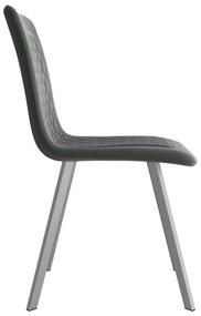 vidaXL Καρέκλες Τραπεζαρίας 2 τεμ. Γκρι Βελούδινες