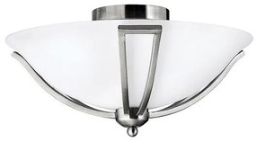 Πλαφονιέρα Φωτιστικό Οροφής 2xE27 Νίκελ Φ42cm Bolla HK-BOLLA-F Elstead Lighting-HK-BOLLA-F-Νίκελ Ματ HK-BOLLA-F
