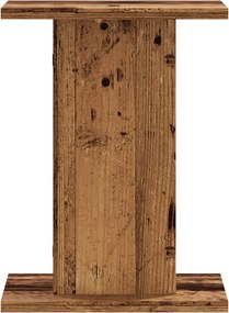 vidaXL Βάσεις Φυτών 2 τεμ. Όψη Παλαιού Ξύλου 30x30x40 εκ. Επεξ. Ξύλο