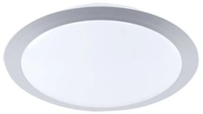 Φωτιστικό Οροφής - Πλαφονιέρα Gonzalo 626510987 9W Led Φ29cm 8cm Titanium Trio Lighting Metal