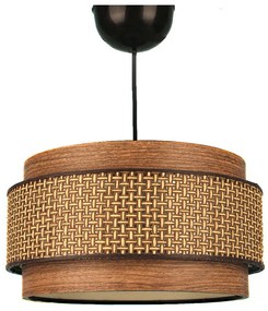 Φωτιστικό Οροφής 687HMY1482 Φ28x40cm 1xE27 40W Brown Opviq