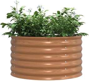 vidaXL Ανεβασμένο Κρεβάτι Καφέ 80 x 80 x 44 cm Ατσάλι