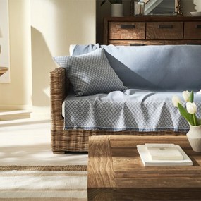 Ριχτάρι Διθέσιου Καναπέ 2 Όψεων (180x250) Gofis Home Seilah Ocean Blue 515/01