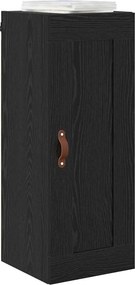 vidaXL Επιτοίχιο ντουλάπι Μαύρη Οξυά 34,5 x 34 x 90 εκ.