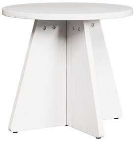 vidaXL Σετ Τραπεζιού Για Καφέ 3 pcs Λευκό 49 x 49 x 30 εκ.