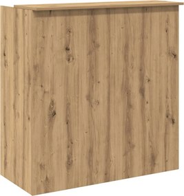 vidaXL Γραφείο υποδοχής 100x50x103,5 εκ. Επεξεργασμένο Ξύλο