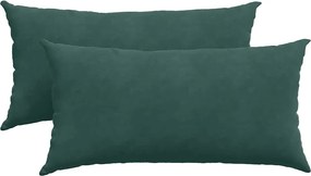 vidaXL Μαξιλάρι Καναπέ 2 pcs Σκούρο Πράσινο 80 x 40 cm