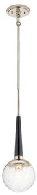 Κρεμαστό Φωτιστικό Οροφής 1xE27 Νίκελ Marilyn QN-MARILYN-MP Quintiesse Elstead Lighting QN-MARILYN-MP Νίκελ Ματ