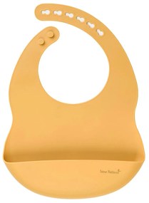 Σαλιάρα Σιλικόνης 6+ Μηνών Saro Eco Friendly Ochre 17485