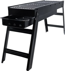 Φορητή Ψησταριά Κάρβουνου Αναδιπλούμενη 59x20x37cm