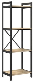 vidaXL Βιβλιοθήκη Sonoma Δρυς 40 x 30 x 118 εκ Επεξεργασμένο ξύλο