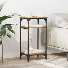 vidaXL Τραπεζάκι Πλευράς Παλιό Ξύλο 40 x 30 x 75 cm Επεξεργασμένο ξύλο