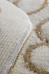 Acrylic Bathmat Set (3 Pieces) Safir - Ecru Multicolor