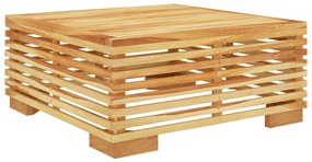 vidaXL Τραπεζάκι Κήπου 69,5x69,5x31 εκ. από Μασίφ Ξύλο Teak